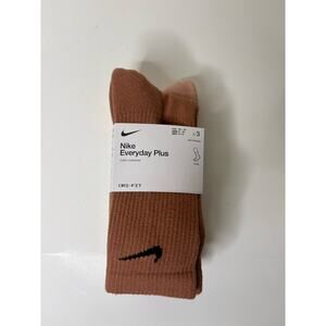 Nike Everyday Plus DRI-FIT Crew Socks 3 Pack Size Mens 6-8 Womens 6-10 Kids 5-7Y